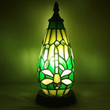 Werfactory® Tiffany Table Lamp Lighthouse Stained Glass Christmas Tree Dragonfly Light