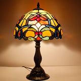 12 inch Stained Glass Lampshade Only Werfactory®  Fit for Tiffany Table Lamp