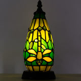 Werfactory® Tiffany Table Lamp Lighthouse Stained Glass Christmas Tree Dragonfly Light