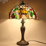 Tiffany Lampshade Replacement Werfactory® W16H7-inch Colorful Stained Glass Birds Style Shade