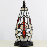 Werfactory® Tiffany Table Lamp Lighthouse Stained Glass Christmas Tree Amber Dragonfly Light