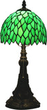 8" Tiffany Leaf Shade Werfactory® Green Glass Shade