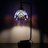 Werfactory® Tiffany Lamp W6H20 Inch Baroque Style Stained Glass Table Lamp