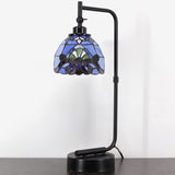 Werfactory® Tiffany Lamp W6H20 Inch Baroque Style Stained Glass Table Lamp