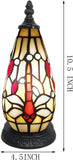 Werfactory® Tiffany Table Lamp Lighthouse Stained Glass Christmas Tree Amber Dragonfly Light