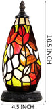 Werfactory® Tiffany Table Lamp Lighthouse Stained Glass Christmas Tree Maple Leaves Light