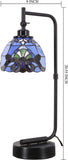 Werfactory® Tiffany Lamp W6H20 Inch Baroque Style Stained Glass Table Lamp