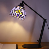Werfactory® Tiffany Swing Arm Lamp Adjustable Stained Glass Lamp Baroque