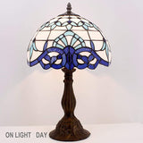 12 inch Baroque Stained Glass Lampshade Only Werfactory®  Fit for Tiffany Table Lamp