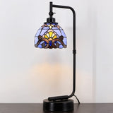 Werfactory® Tiffany Lamp W6H20 Inch Baroque Style Stained Glass Table Lamp
