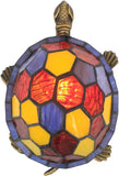 Werfactory® Tortoise Tiffany Turtle Lamp Stained Glass Cute Animal Table Lamp