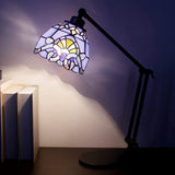 Werfactory® Tiffany Swing Arm Lamp Adjustable Stained Glass Lamp Baroque