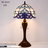 12 inch Baroque Stained Glass Lampshade Only Werfactory®  Fit for Tiffany Table Lamp