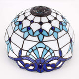 12 inch Baroque Stained Glass Lampshade Only Werfactory®  Fit for Tiffany Table Lamp