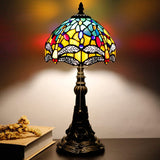 8" Tiffany Dragonfly Shade Werfactory® Stained Glass Shade