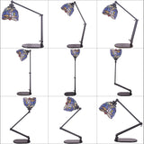 Werfactory® Tiffany Swing Arm Lamp Adjustable Stained Glass Dragonfly   Lamp