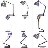 Werfactory® Tiffany Swing Arm Lamp Adjustable Stained Glass   Dragonfly
