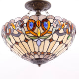 Werfactory® Tiffany Ceiling Lamp 16 Inch