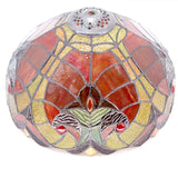 12 inch Stained Glass Lampshade Only Werfactory®  Fit for Tiffany Table Lamp