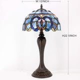 Werfactory® Tiffany Table Lamp 12 Inch