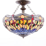 Werfactory® Tiffany Ceiling Lamp 16 Inch