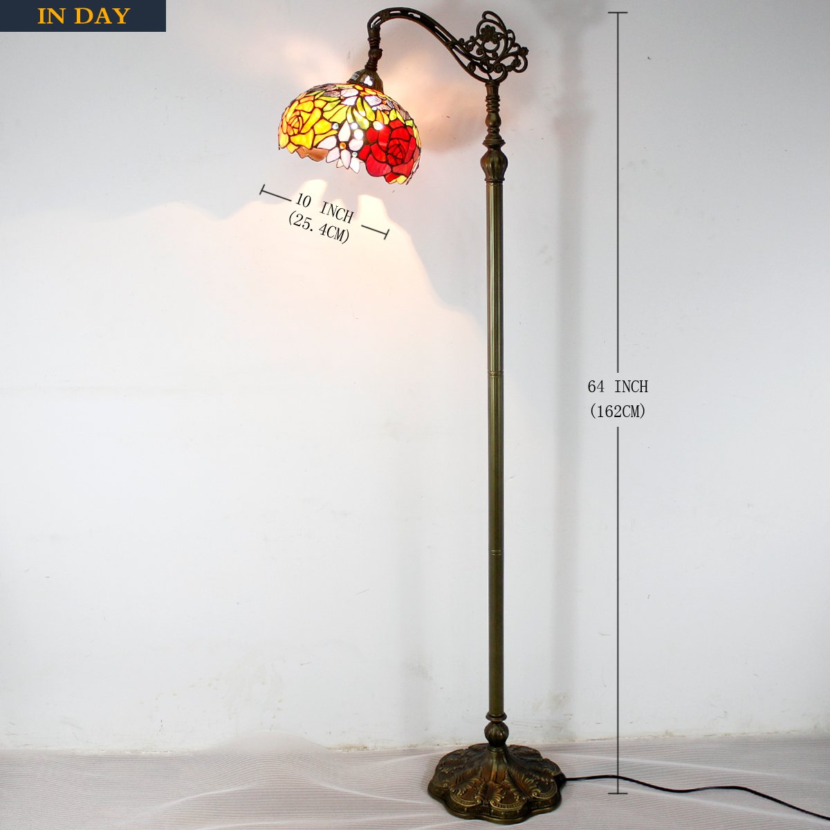 Werfactory® Tiffany Floor Lamp 10 Inch