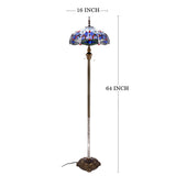 Werfactory® Tiffany Floor Lamp 16 Inch