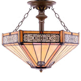 Werfactory® Tiffany Ceiling Lamp 16 Inch