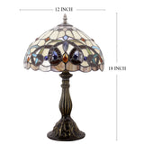 Werfactory® Tiffany Table Lamp 12 Inch