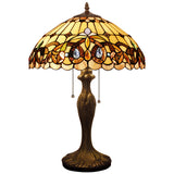 Tiffany Lamp Shade Replacement Only Werfactory® 16X8 Inch Serenity Victorian Stained Glass Lampshade