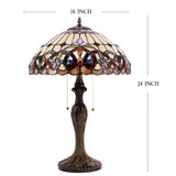 Werfactory® Tiffany Table Lamp 16 Inch