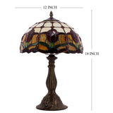 Werfactory® Tiffany Table Lamp 12 Inch