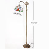 Werfactory® Tiffany Floor Lamp 12 Inch