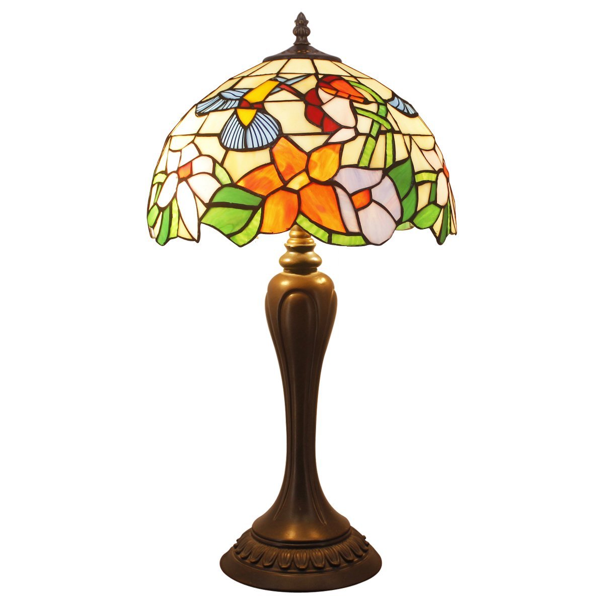 Tiffany Lamps Werfactory Hummingbird Stained Glass Desk Reading Light Werfactory