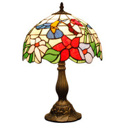 Tiffany Table Lamp Werfactory® Stained Glass Hummingbird Reading Light