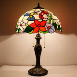 Tiffany Table Lamps Werfactory® Stained Glass Hummingbird Bedside Desk Reading Light