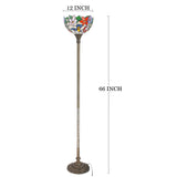 Werfactory® Tiffany Floor Lamp 12 Inch