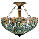 Werfactory® Tiffany Ceiling Lamp 16 Inch