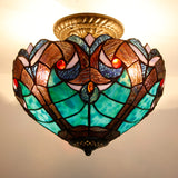Werfactory® Tiffany Ceiling Lamp 12 Inch