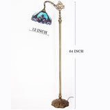 Werfactory® Tiffany Floor Lamp 12 Inch