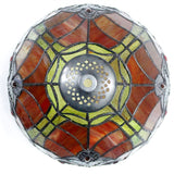 12 inch Stained Glass Lampshade Only Werfactory®  Fit for Tiffany Table Lamp