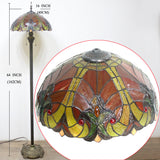 Werfactory® Tiffany Floor Lamp 16 Inch