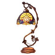 Tiffany Lamps Werfactory® Yellow Liaison Stained Glass Desk Reading Light