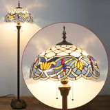 Werfactory® Tiffany Floor Lamp 16 Inch