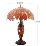 Werfactory® Tiffany Table Lamp 16 Inch