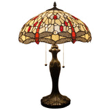 Stained Glass Lamps Werfactory® Tiffany Dragonfly Bedside Table Desk Reading Light