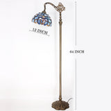 Werfactory® Tiffany Floor Lamp 12 Inch