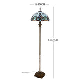 Werfactory® Tiffany Floor Lamp 16 Inch