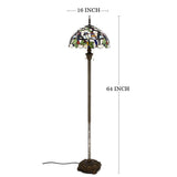 Werfactory® Tiffany Floor Lamp 16 Inch